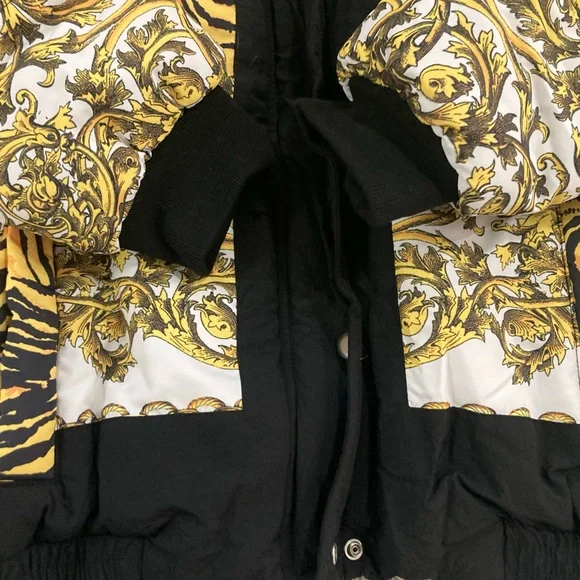 TOPSHOP ⚜️ Zebra Chain Puff Jacket - Picture 8 of 13